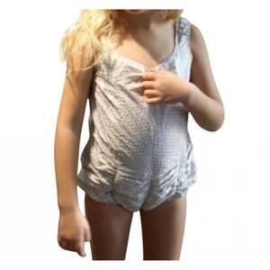 NEW WOVENPLAY lola playsuit in silver/grey